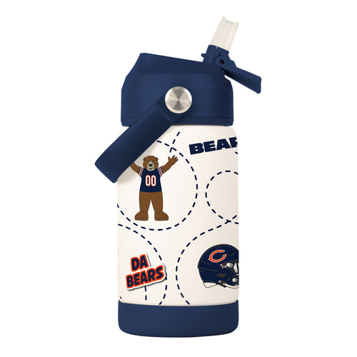 Product Image for Chicago Bears 12oz Mascot SS Kids Bottle