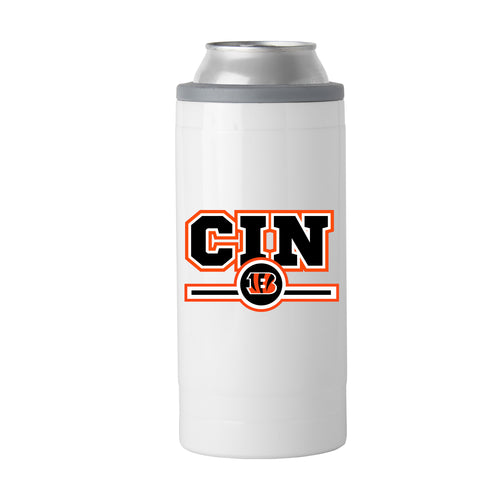 Product Image for Cincinnati Bengals Letterman 12 oz Slim Can Coolie