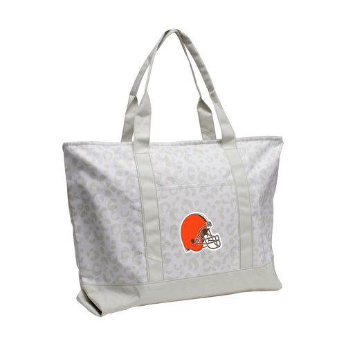 Product Image for Cleveland Browns Leopard Pattern Tote