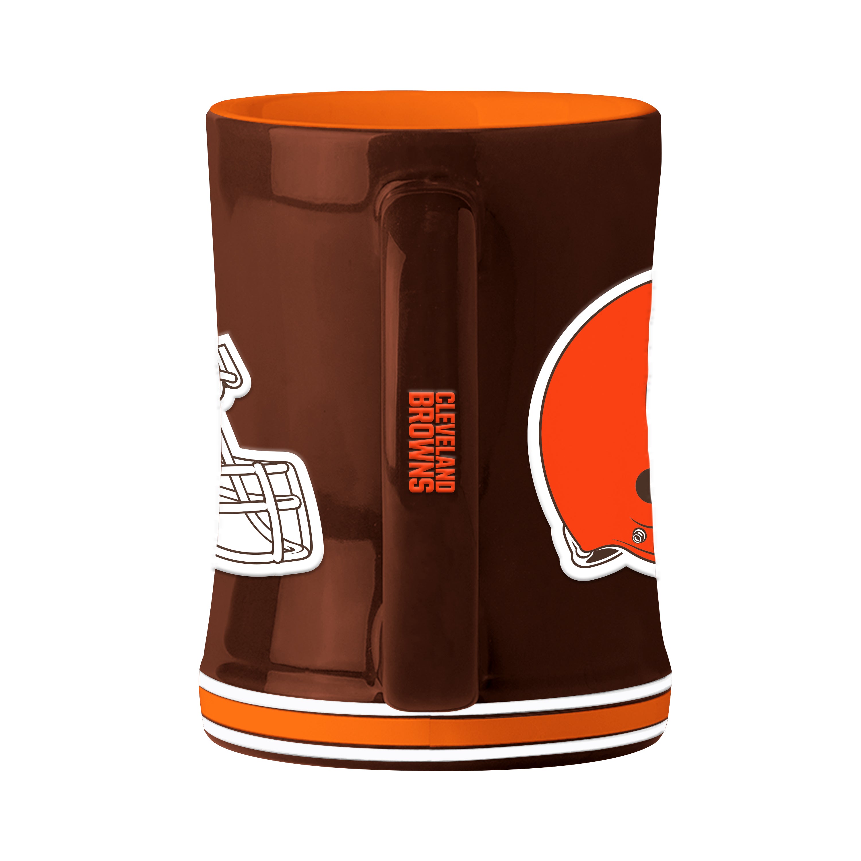 Cleveland Browns 14oz Secondary Color Relief Mug