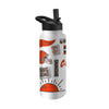 Cleveland Browns 34oz Native Quencher Bottle - Logo Brands