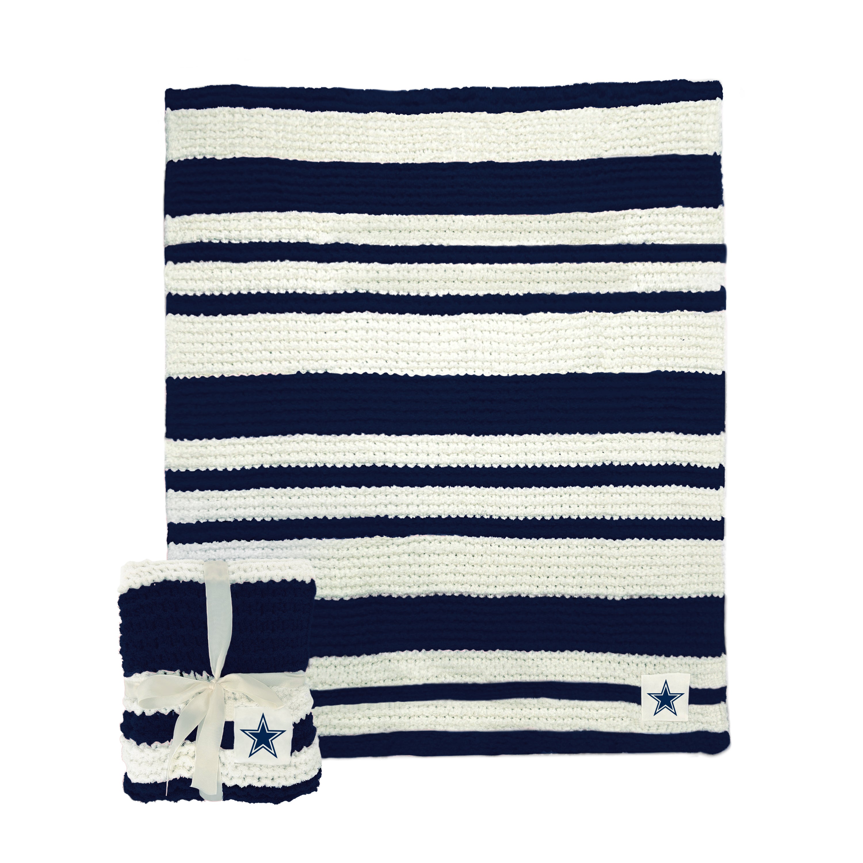 Dallas Cowboys Cable Knit Throw