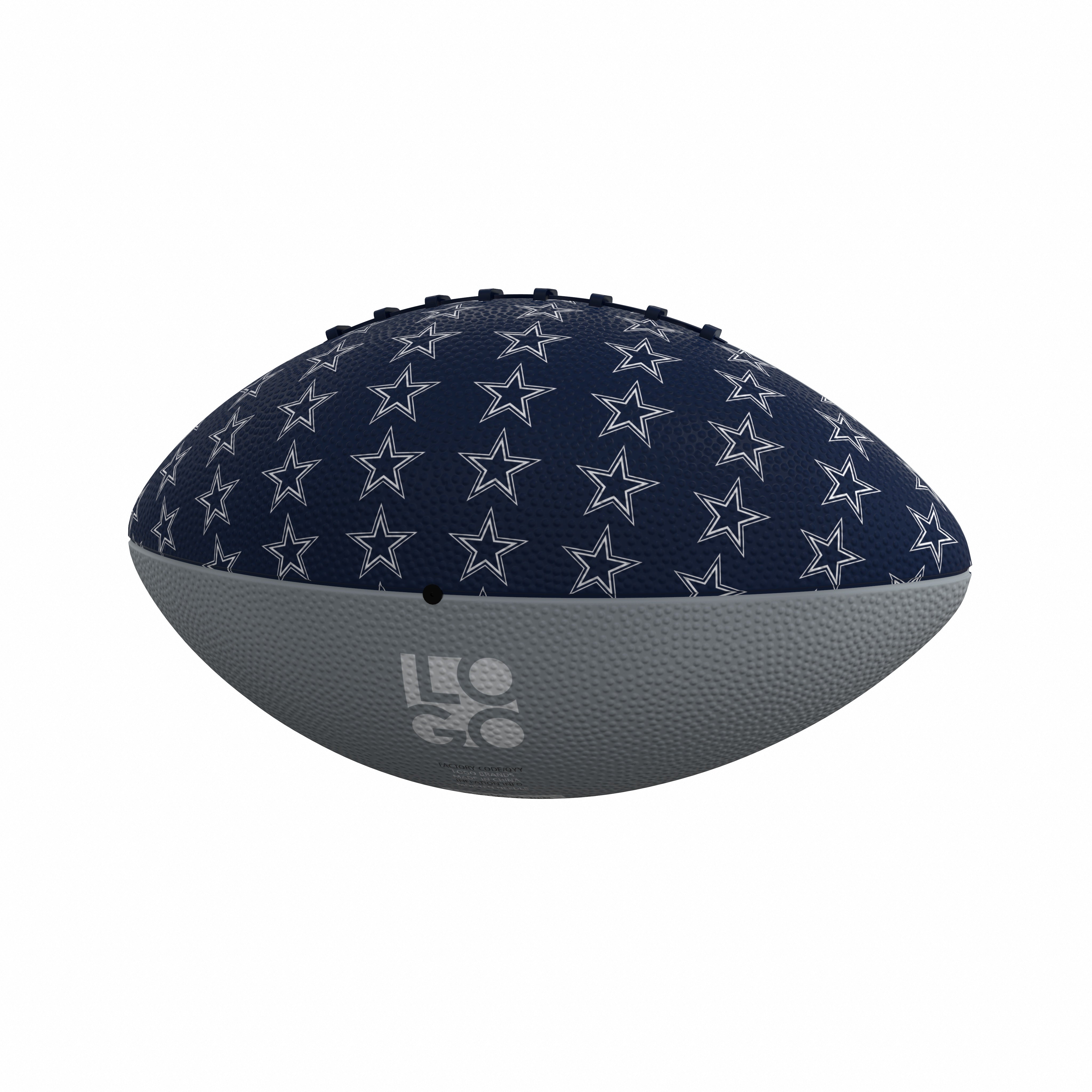 Dallas Cowboys Mini-Size Rubber Football