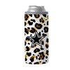 Dallas Cowboys 12oz Neutral Leopard Slim Can Coolie