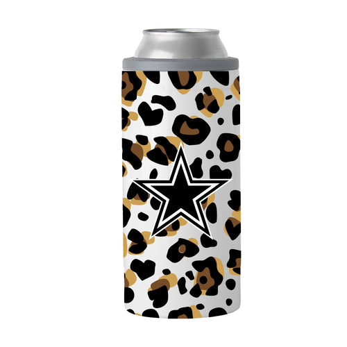 Product Image for Dallas Cowboys 12oz Neutral Leopard Slim Can Coolie