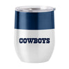 Dallas Cowboys 16oz Colorblock Stainless Curved Beverage
