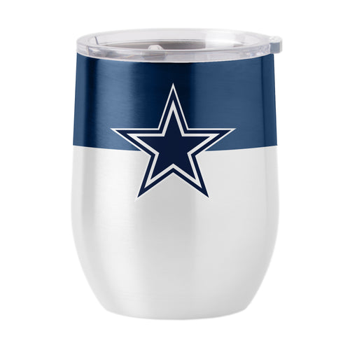 Product Image for Dallas Cowboys 16oz Colorblock Stainless Curved Beverage