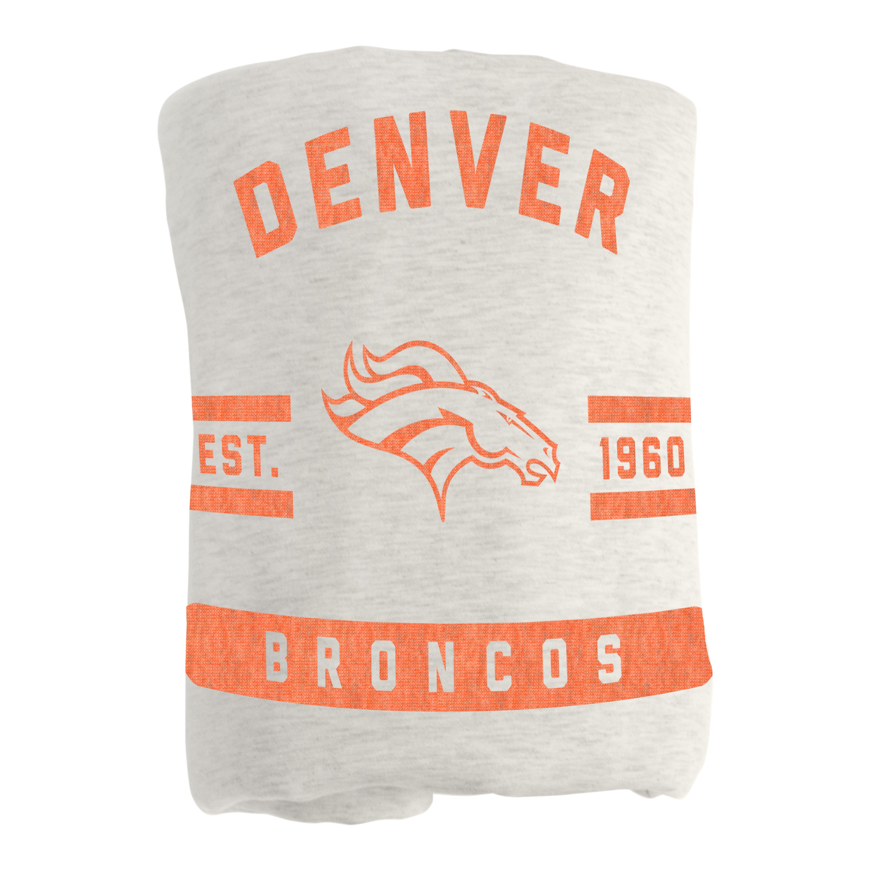 Denver Broncos Sublimated Sweatshirt Blanket