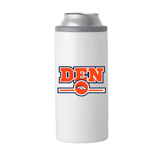 Product Image for Denver Broncos Letterman 12 oz Slim Can Coolie