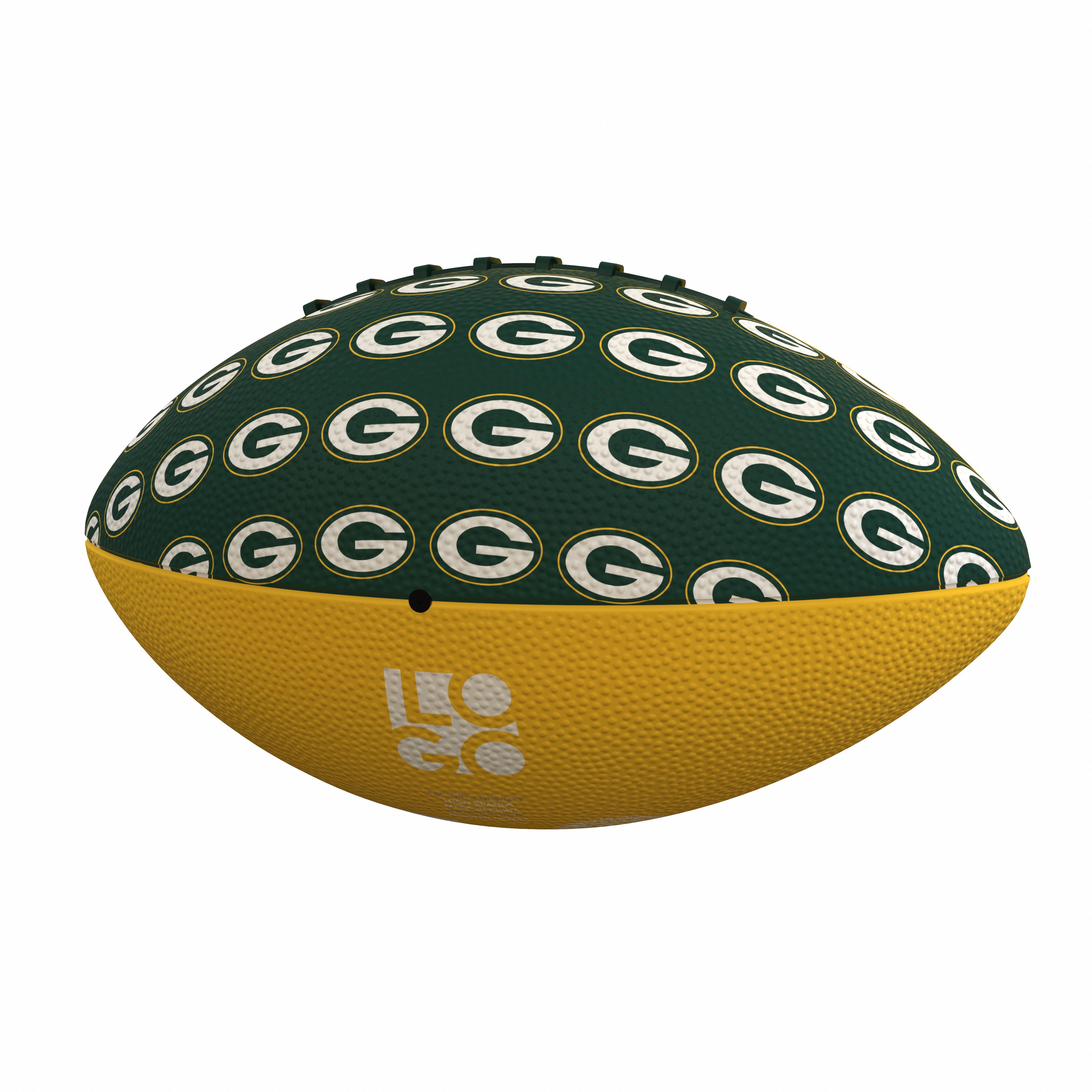 Green Bay Packers Mini-Size Rubber Football