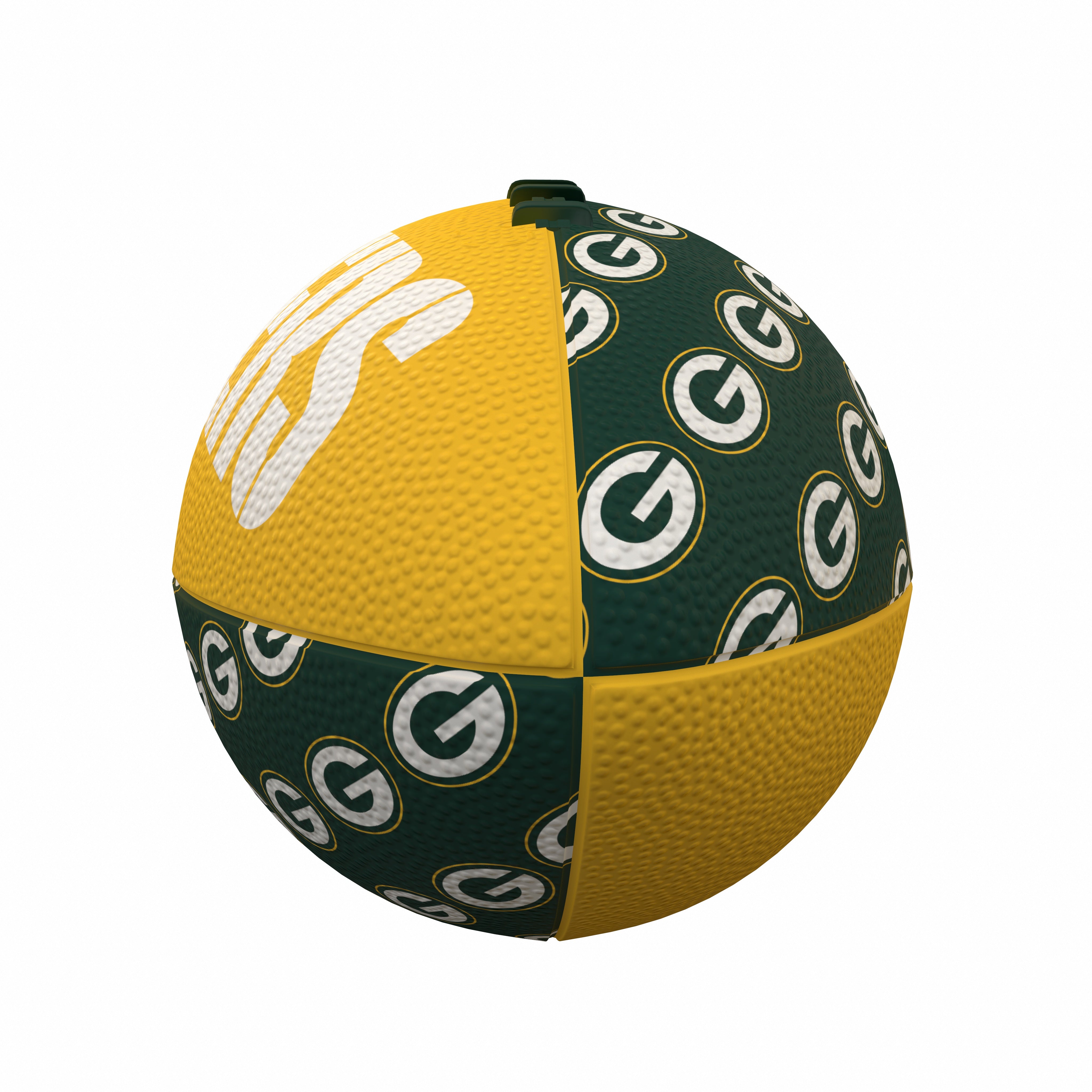 Green Bay Packers Mini-Size Rubber Football