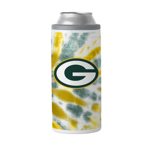 Product Image for Green Bay Packers 12oz Tie Dye Slim Can Coolie
