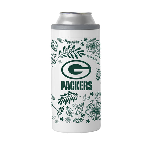 Product Image for Green Bay Packers 12oz Botanical Slim Can Coolie