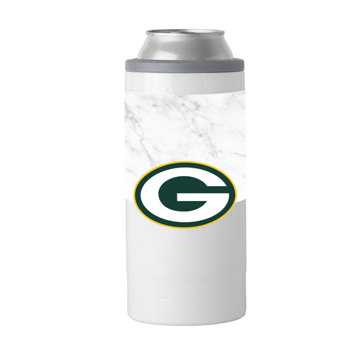 Product Image for Green Bay Packers Marble 12oz Slim Can Coolie