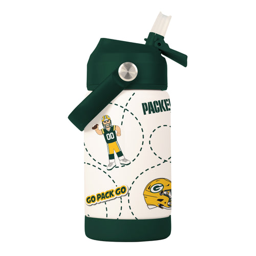 Product Image for Green Bay Packers 12oz Mascot SS Kids Bottle