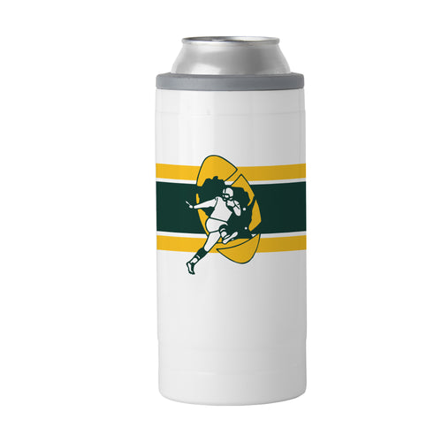 Product Image for Green Bay Packers Throwback 12oz Stripe Slim Can Coolie