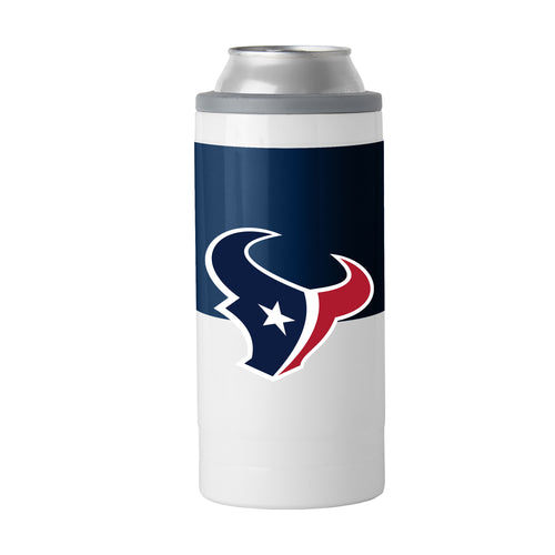Product Image for Houston Texans Colorblock 12oz Slim Can Coolie
