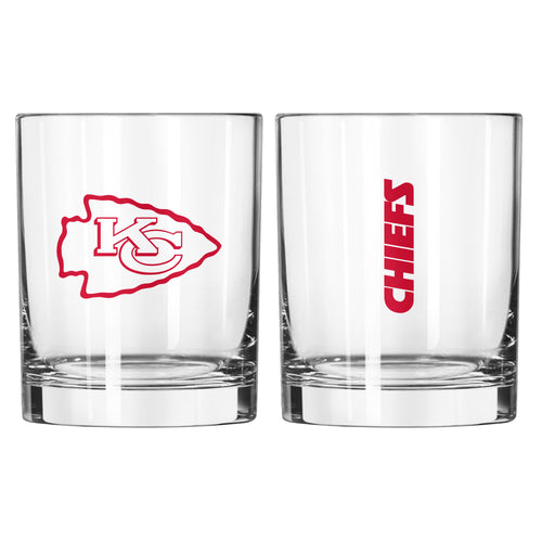 Product Image for Kansas City Chiefs 14oz Gameday Rocks Glass