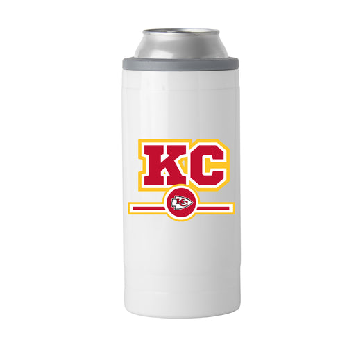 Product Image for Kansas City Chiefs Letterman 12 oz Slim Can Coolie