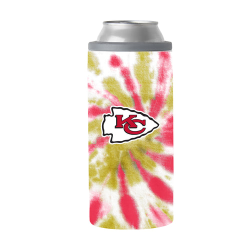 Product Image for Kansas City Chiefs 12oz Tie Dye Slim Can Coolie