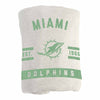 Miami Dolphins Sublimated Sweatshirt Blanket