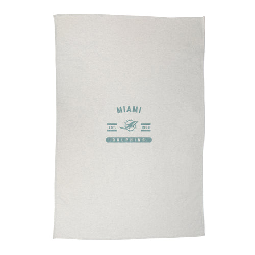 Product Image for Miami Dolphins Sublimated Sweatshirt Blanket