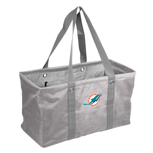 Product Image for Miami Dolphins Gray Crosshatch Picnic Caddy