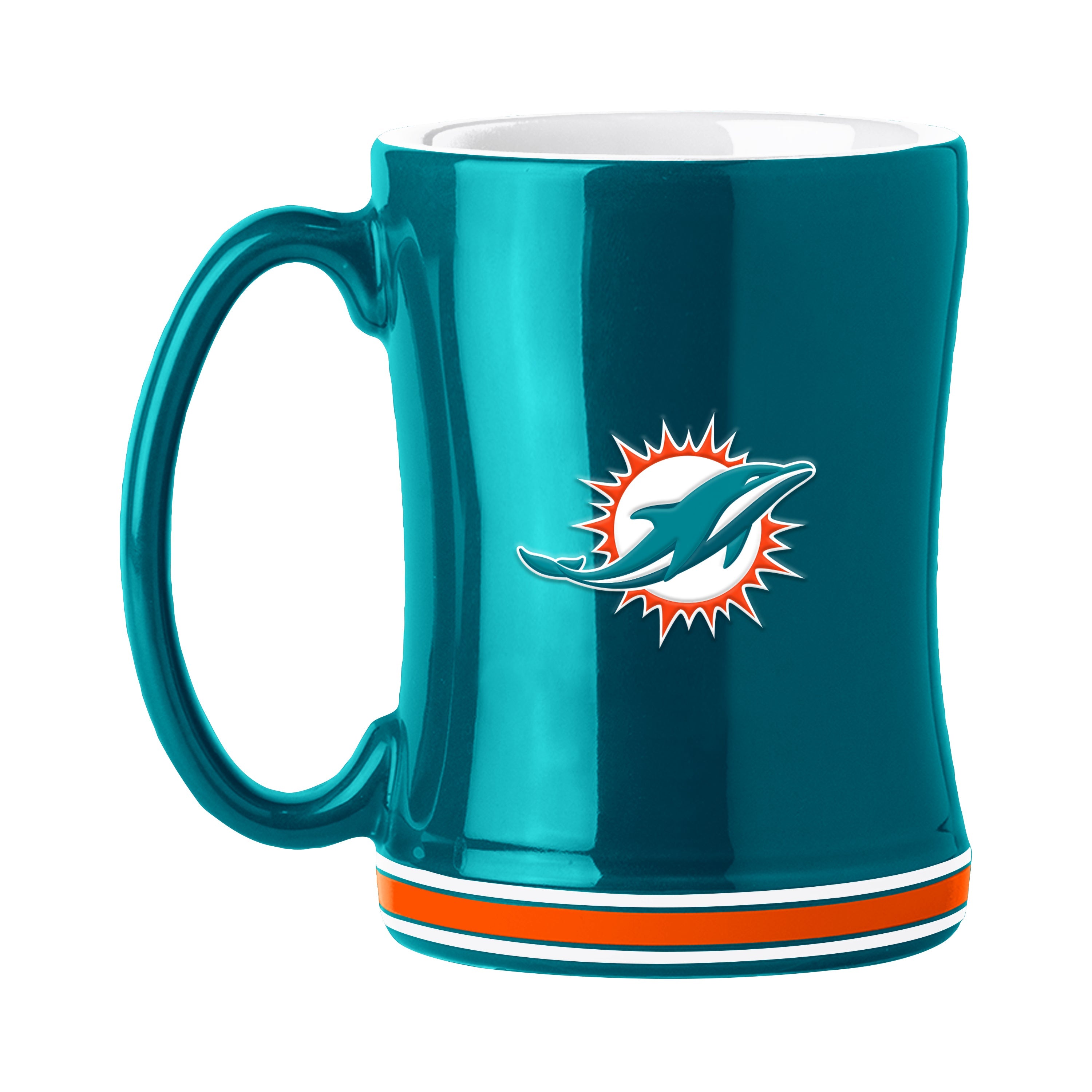 Miami Dolphins 14oz Relief Mug - Logo Brands