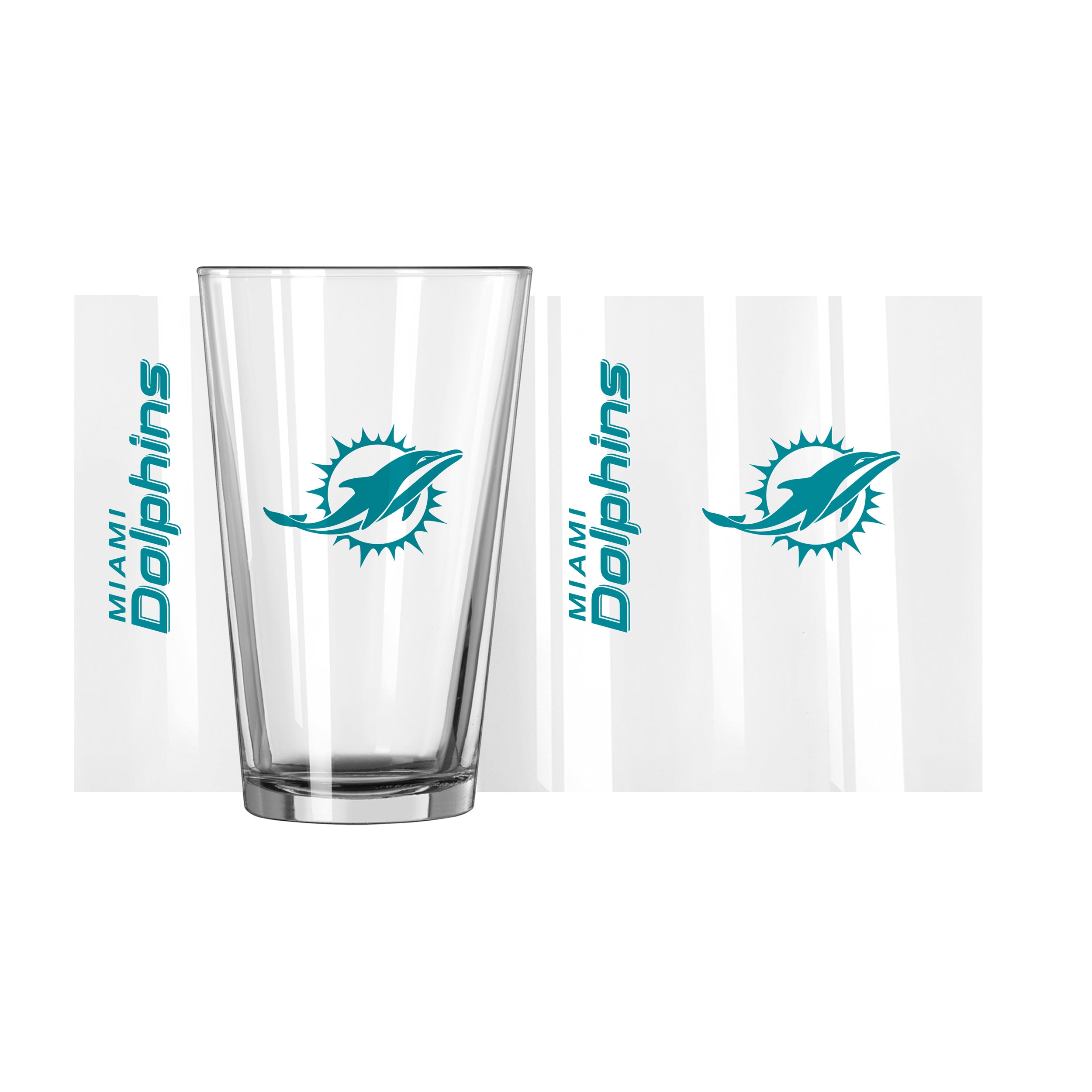 Miami Dolphins 16 oz. Gameday Pint Glass