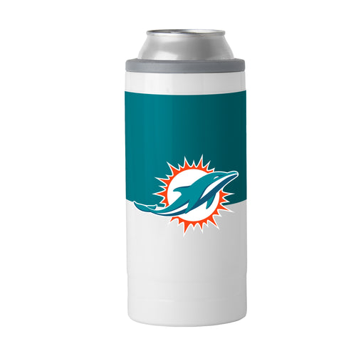 Product Image for Miami Dolphins 12oz Colorblock Slim Can Coolie