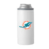 Miami Dolphins Letterman 12 oz Slim Can Coolie