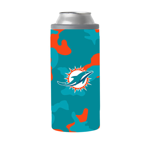 Product Image for Miami Dolphins Camo Swagger 12oz Slim Can Coolie