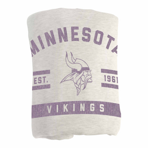 Product Image for Minnesota Vikings Sublimated Sweatshirt Blanket