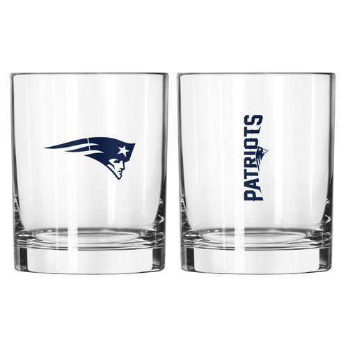 Product Image for New England Patriots 14oz Gameday Rocks Glass