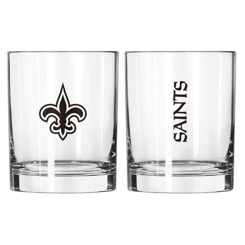 Product Image for New Orleans Saints 14oz Gameday Rocks Glass