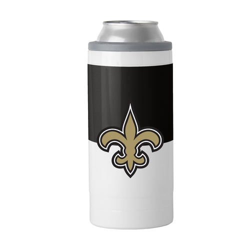 Product Image for New Orleans Saints Colorblock 12oz Slim Can Coolie