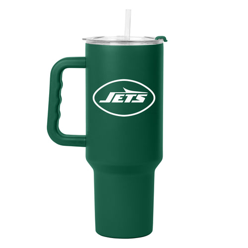 Product Image for New York Jets Green Handle 40 oz. Flipside Powder Coat Tumbler