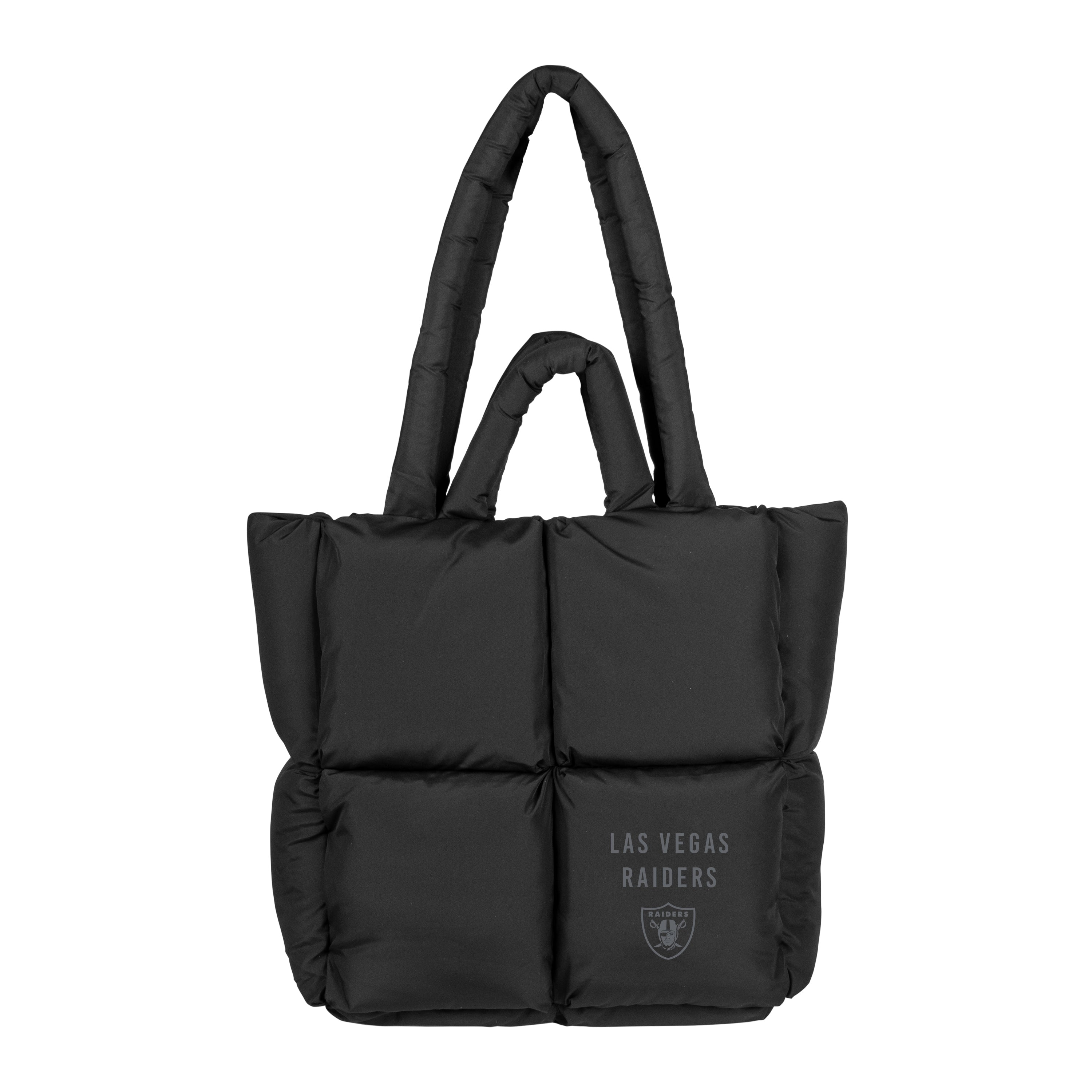 Las Vegas Raiders Black Puff Tote