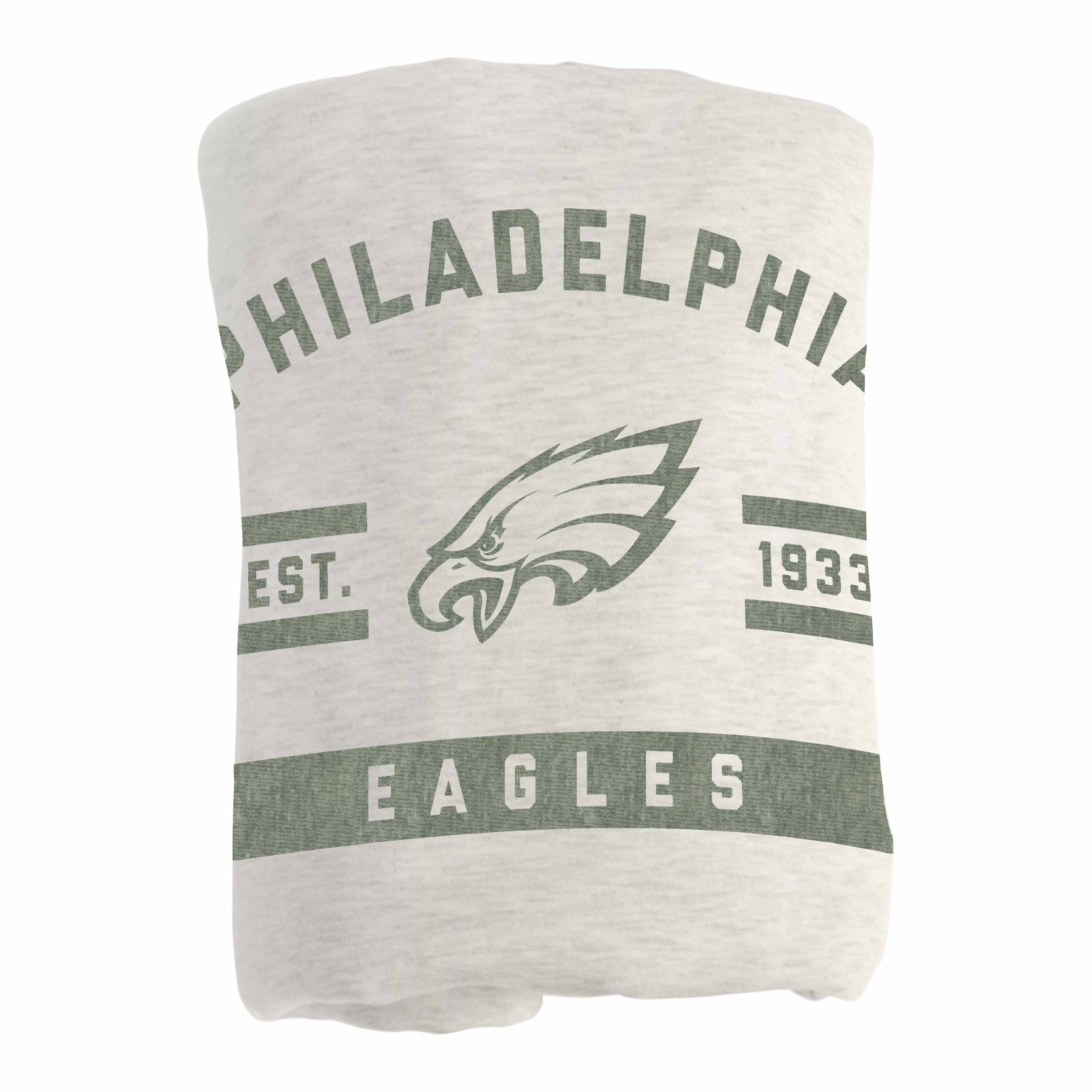 Philadelphia Eagles Oatmeal Sweatshirt Blanket - Logo Brands