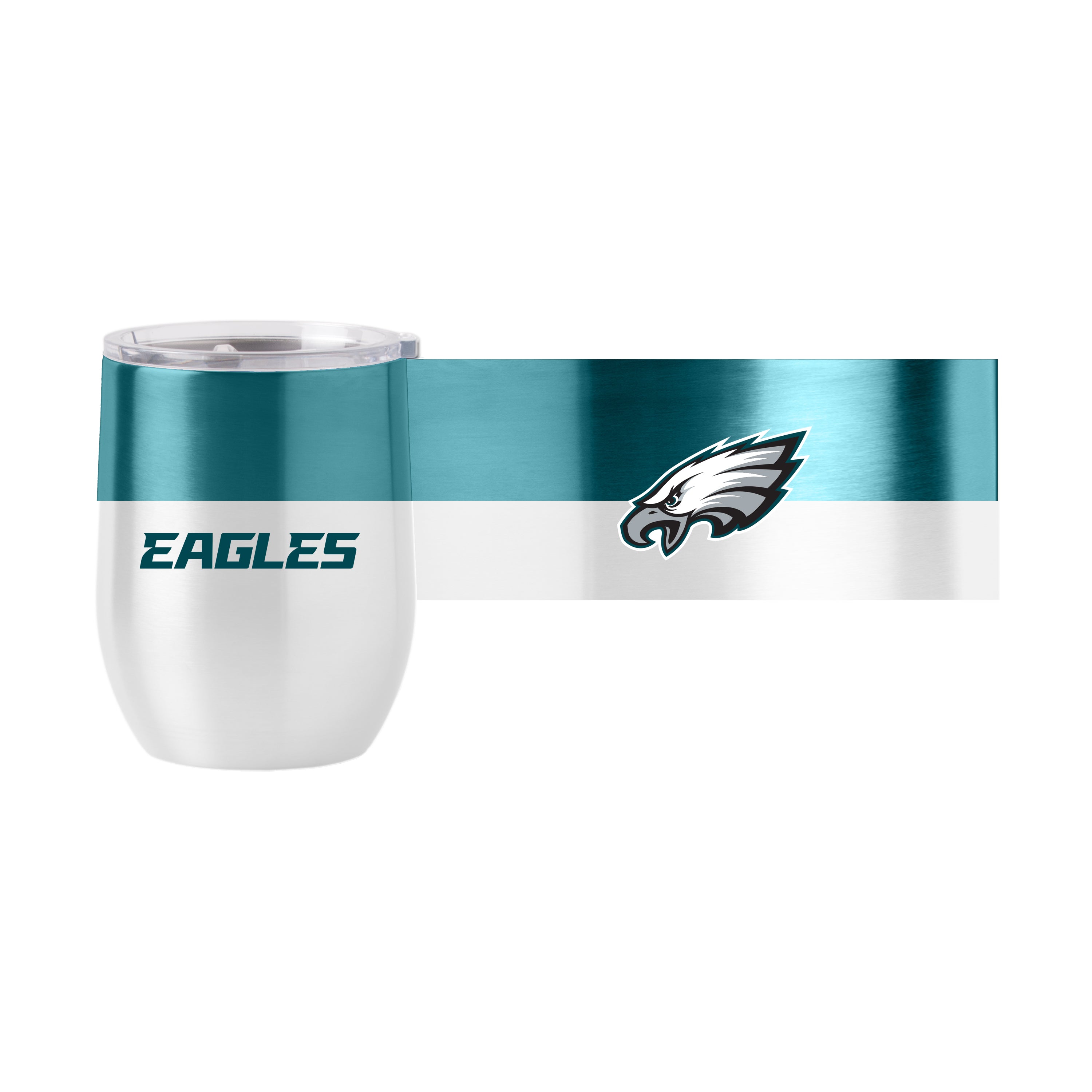 Philadelphia Eagles 16 oz. Colorblock Stainless Curved Beverage Tumbler