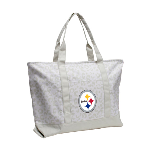 Product Image for Pittsburgh Steelers Leopard Pattern Tote