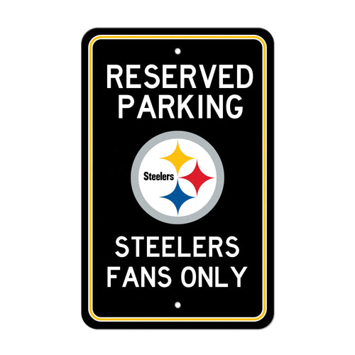 Product Image for NFL - Pittsburgh Steelers Parking Sign