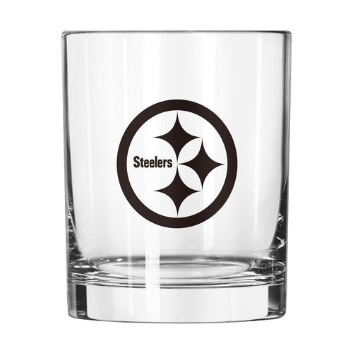 Product Image for Pittsburgh Steelers 14oz Gameday Rocks Glass