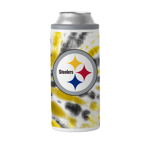 Product Image for Pittsburgh Steelers 12oz Tie Dye Slim Can Coolie