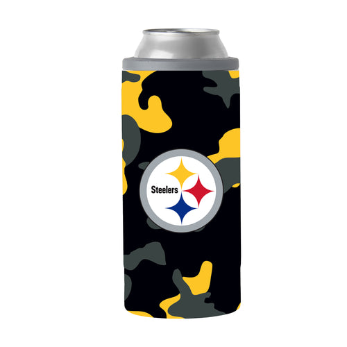 Product Image for Pittsburgh Steelers Camo Swagger 12oz Slim Can Coolie