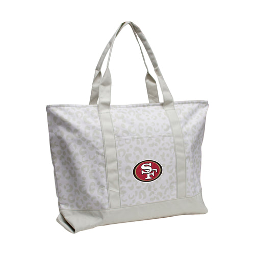 Product Image for San Francisco 49ers Leopard Pattern Tote