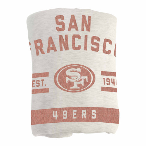 Product Image for San Francisco 49ers Sublimated Sweatshirt Blanket