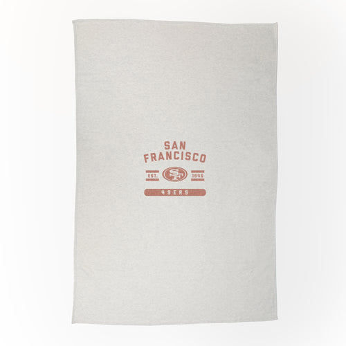 Product Image for San Francisco 49ers Sublimated Sweatshirt Blanket