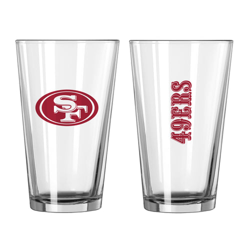 Product Image for San Francisco 49ers 16oz Gameday Pint Glass