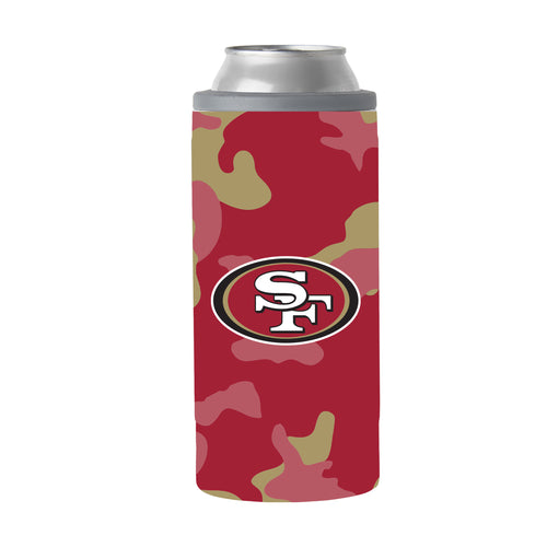 Product Image for San Francisco 49ers Camo Swagger 12oz Slim Can Coolie